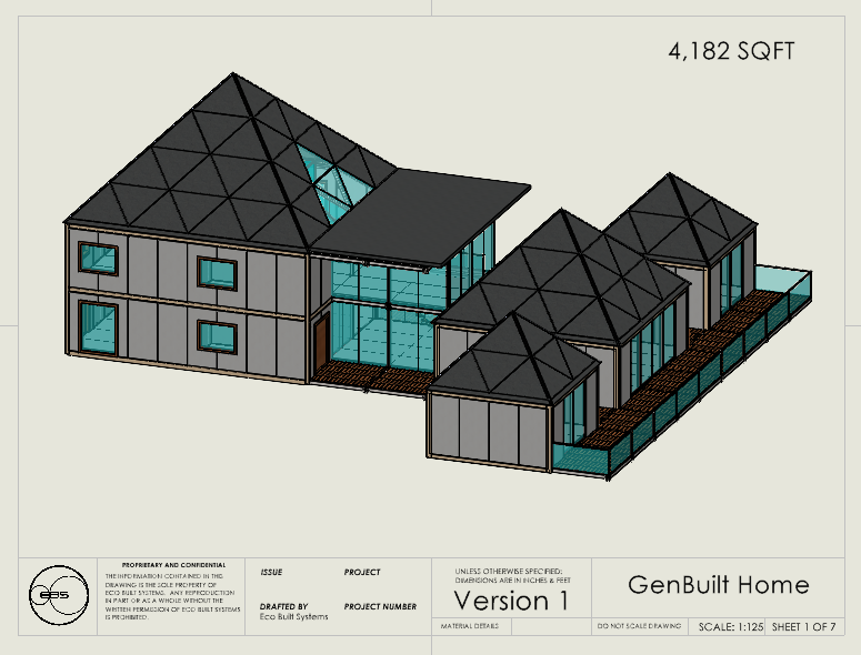 GenBuilt Home Version 1 drawing